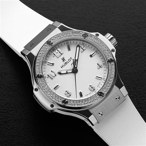 hublot big bang steel white diamonds price|hublot diamond watch price.